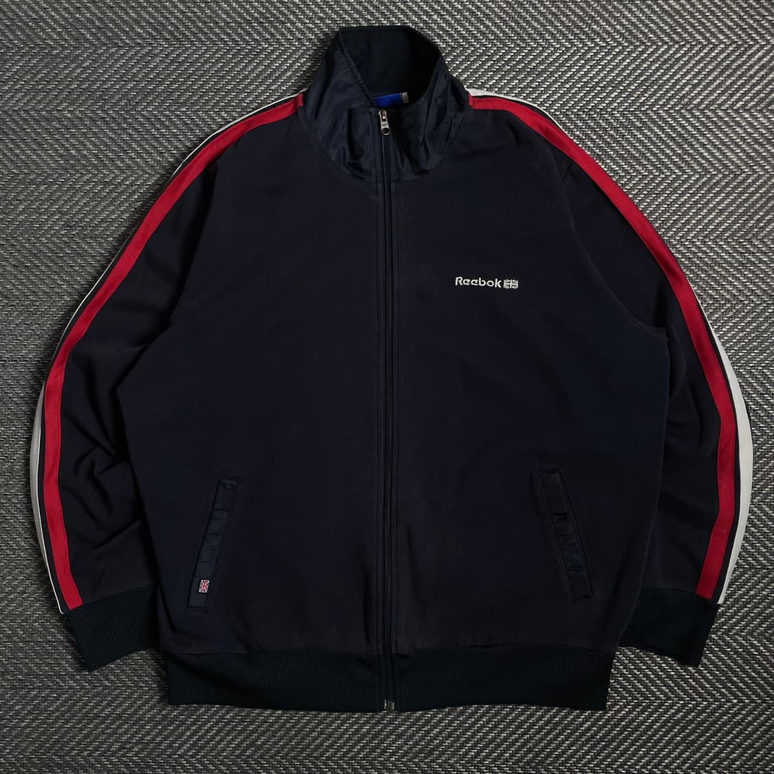 90s 리복 올드스쿨 사이드라인 트랙탑 스웻 져지 y 4764 상품이미지2