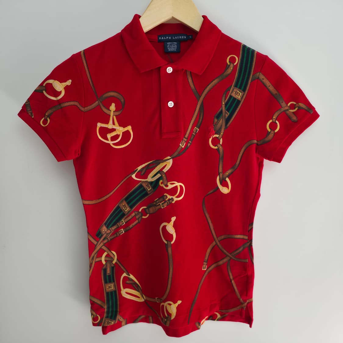 [S]폴로  랄프로렌 레드 카라티 상품이미지1