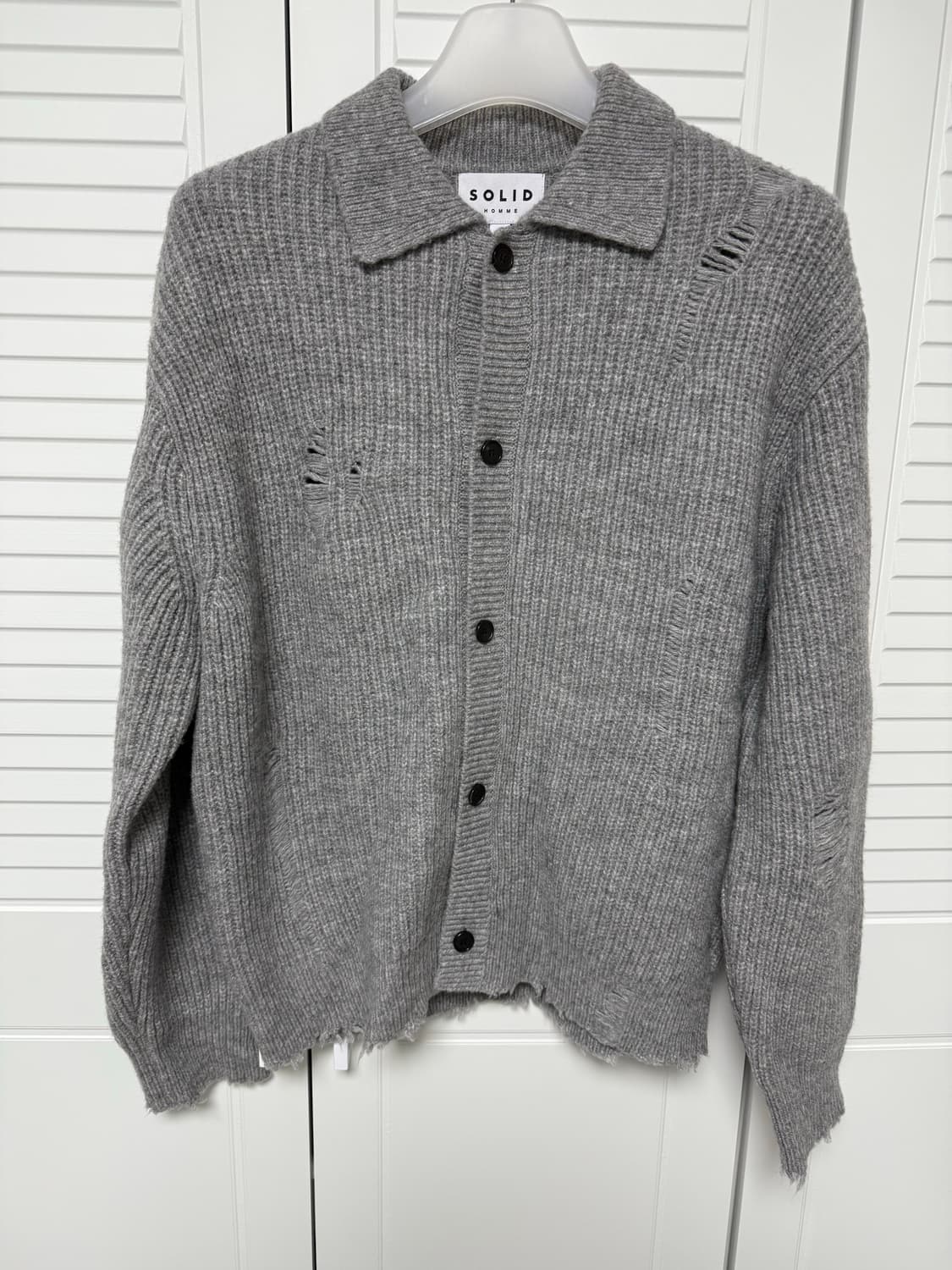 24FW 솔리드옴므 가디건 상품이미지1