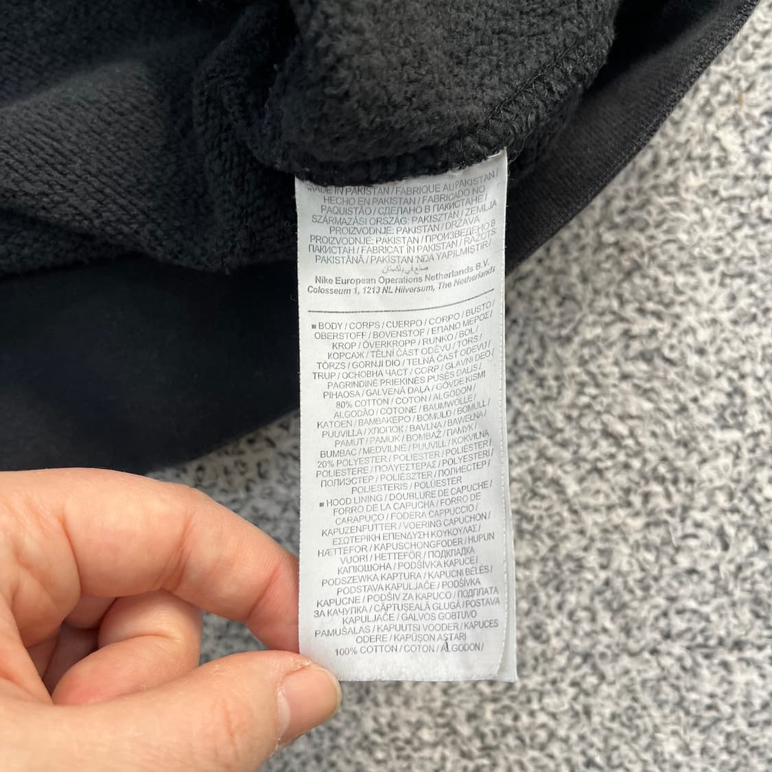 S 나이키 스우시 후드 티셔츠 0410M 상품이미지3