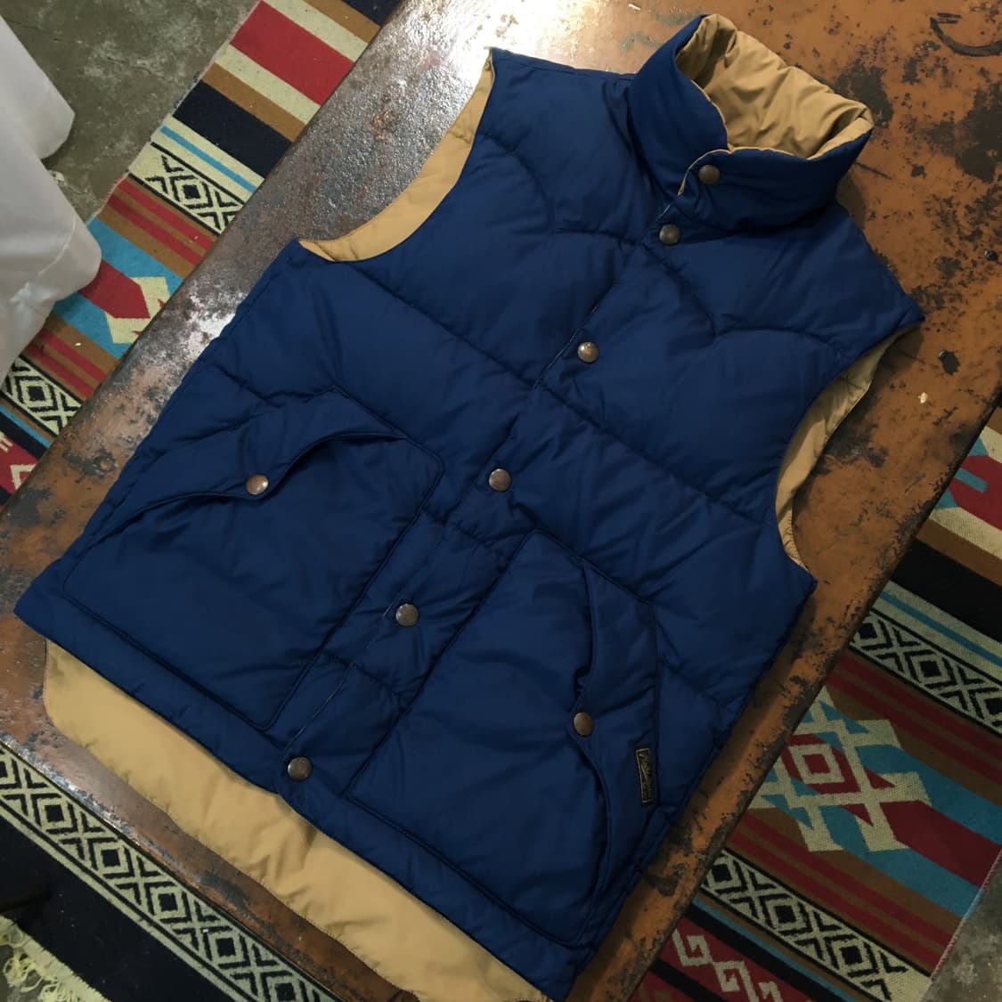 폴로랄프로렌 네이비 베이지 리버시블패딩 조끼 남성 102 여성 프리 상품이미지6