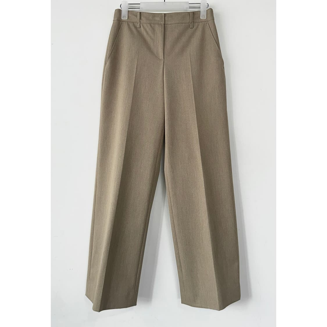 SJSJ 베이지 스트레이트 팬츠 상품이미지1