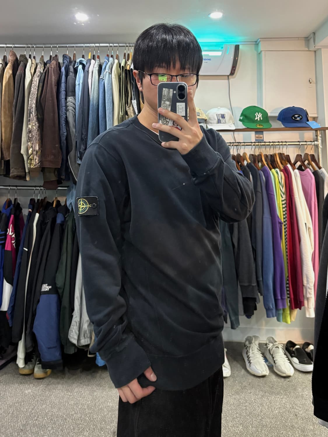 스톤아일랜드 와펜패치 맨투맨 상품이미지8