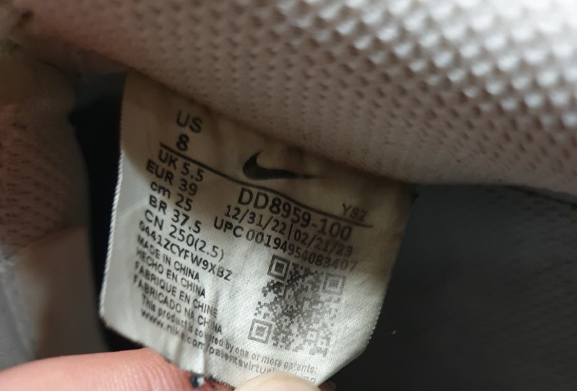 나이키 에어포스 로우 화이트 (250) 상품이미지6