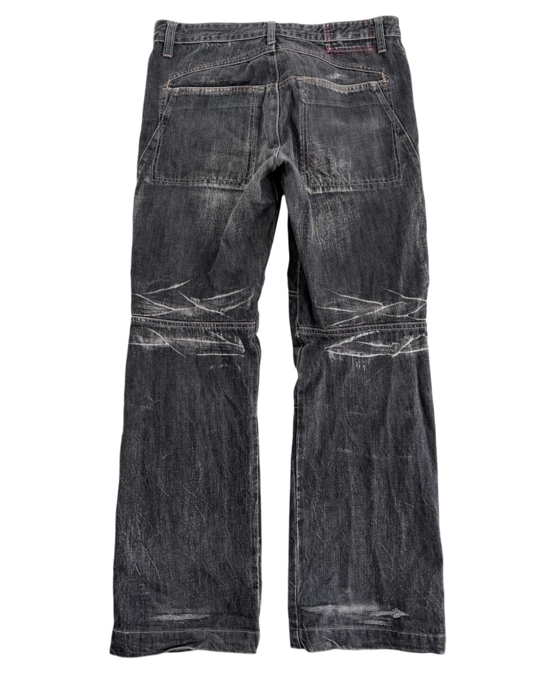 2000‘s 저버드 크랙 워시드 데님 팬츠 상품이미지4
