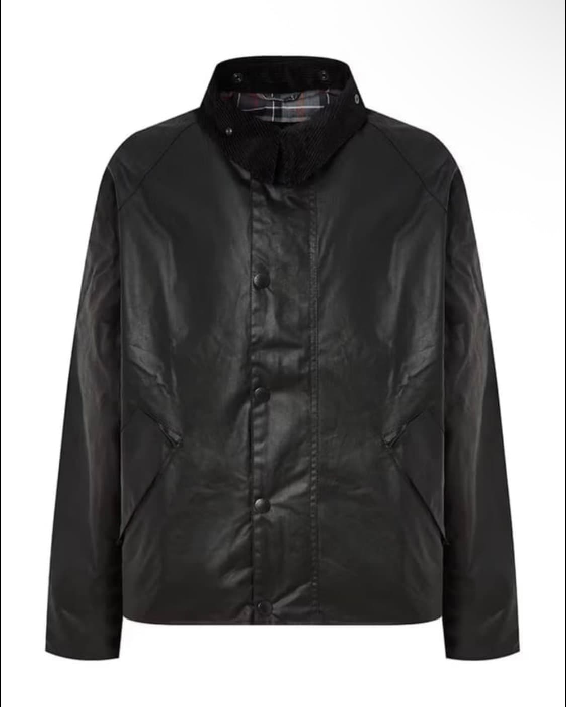 바버 트랜스포트 왁스자켓 블랙 38사이즈 상품이미지1