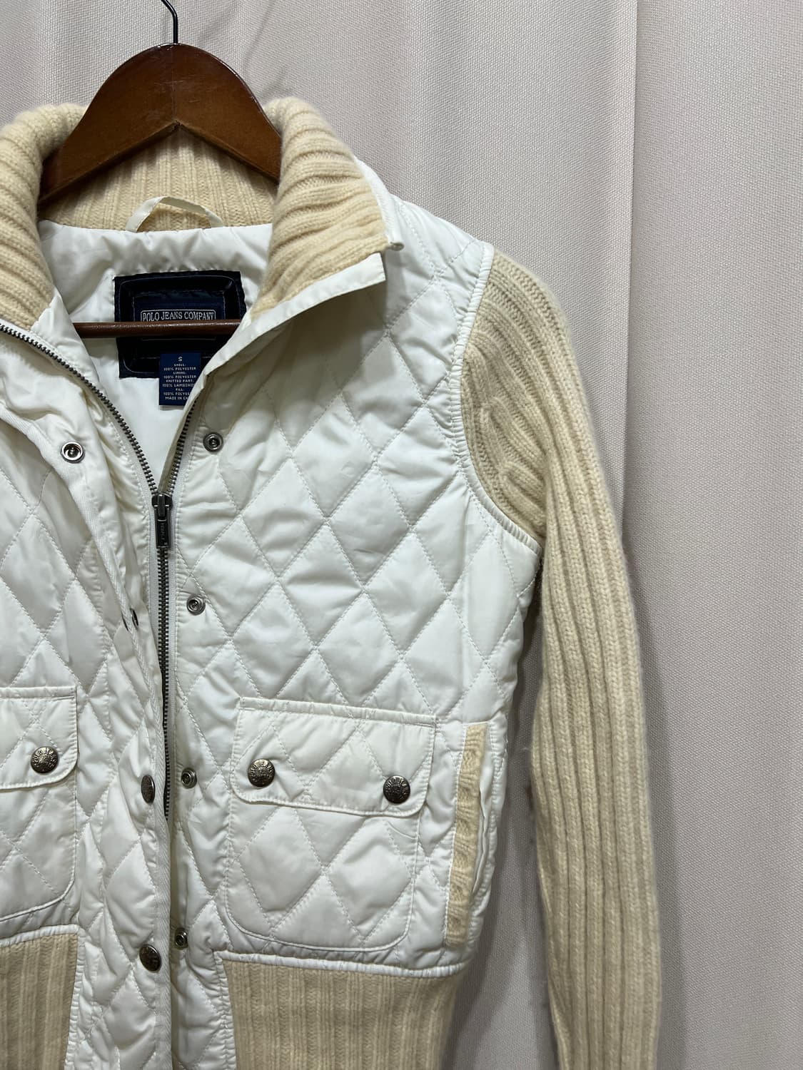 폴로진스 여성 퀼팅 경량패딩 자켓 상품이미지3