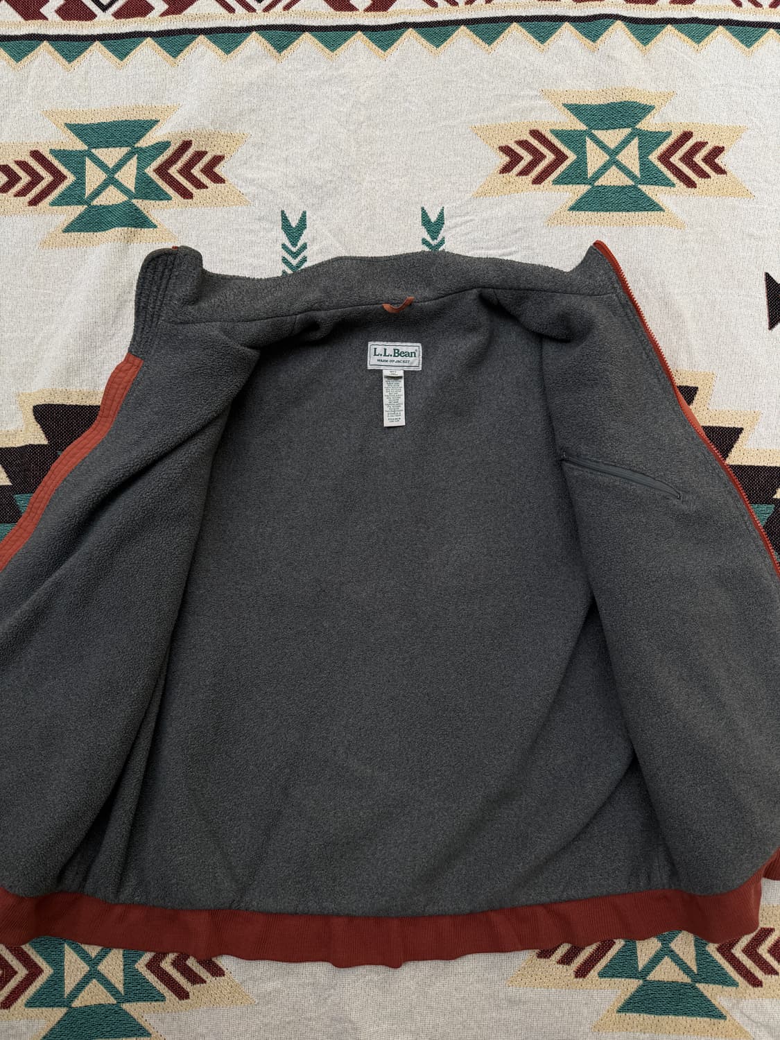 L.L.Bean Warm Up Jacket Orange L 상품이미지6