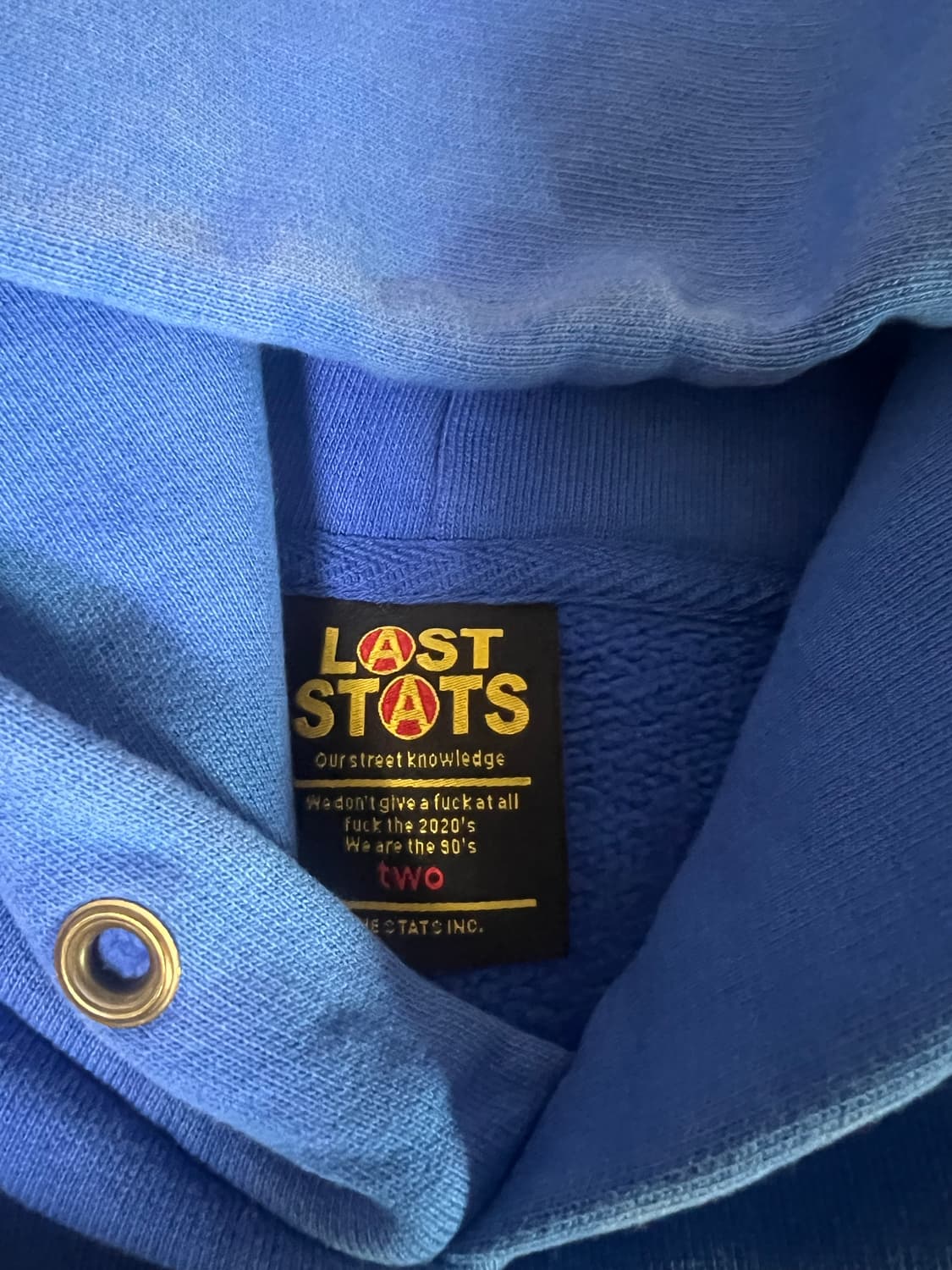 라스탯츠 블랭크후드 블루 2사이즈 상품이미지2