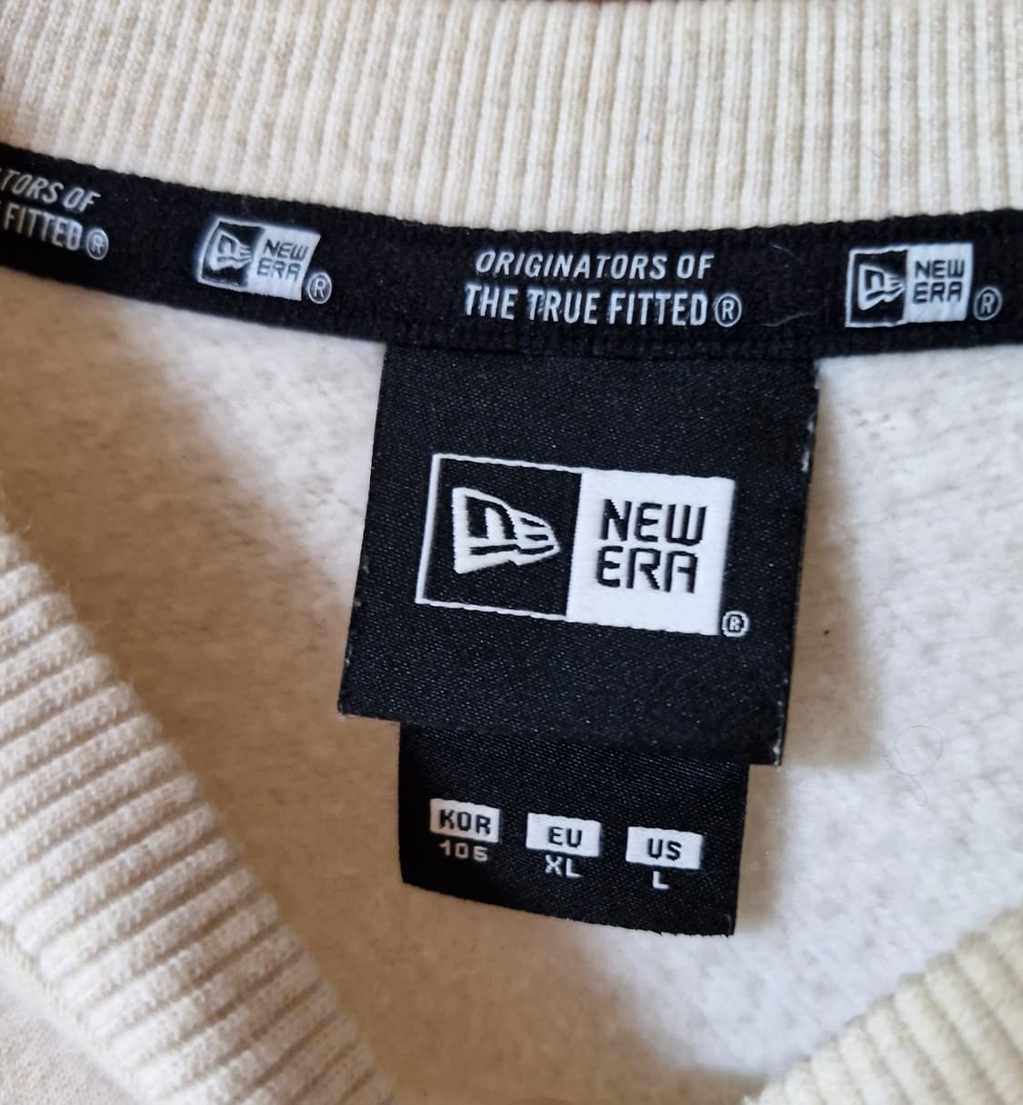 뉴에라 시카고 기모 맨투맨 아이보리 XL 상품이미지3