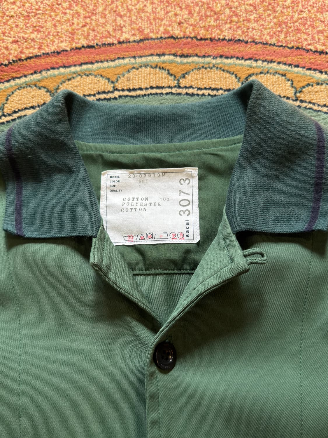 Sacai 사카이 23SS 저지 코튼 워크셔츠 상품이미지3