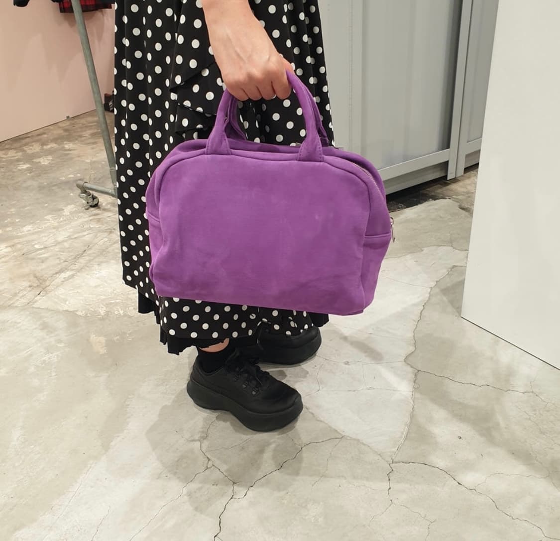 꼼데가르송 스웨이드백 퍼플 스몰  상품이미지10