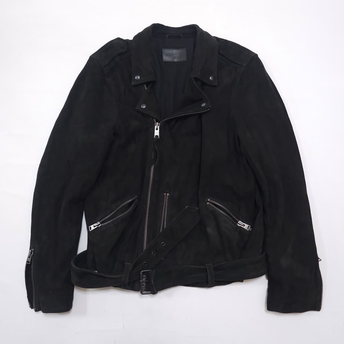 올세인츠 TAKEO 염소가죽 스웨이드 바이커 자켓 상품이미지2