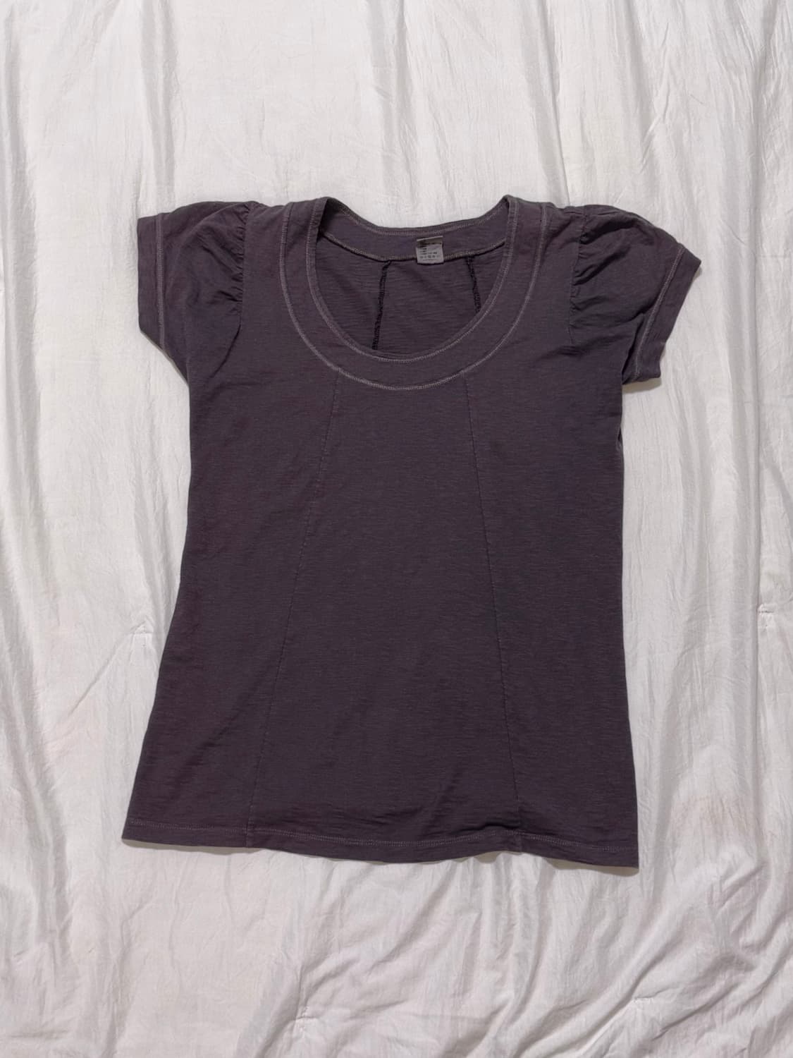 Grey puple puff tshirt 상품이미지3