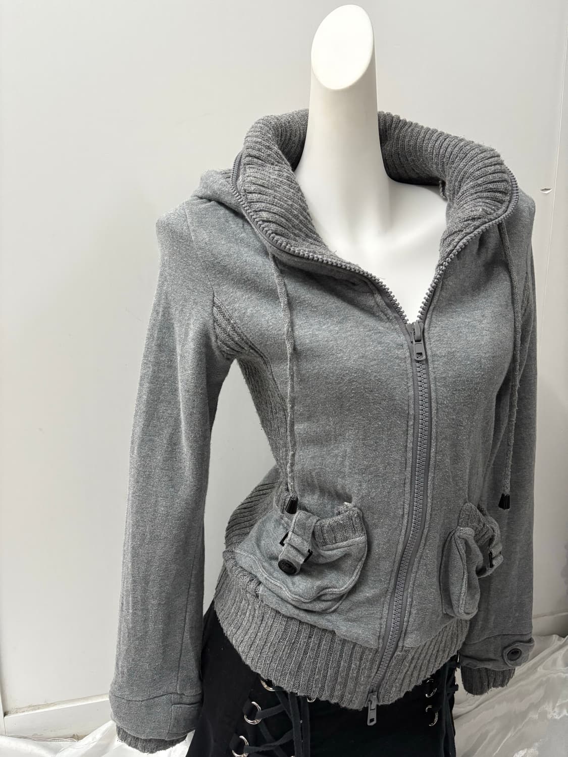 Y2K 투웨이 후드집업 상품이미지4