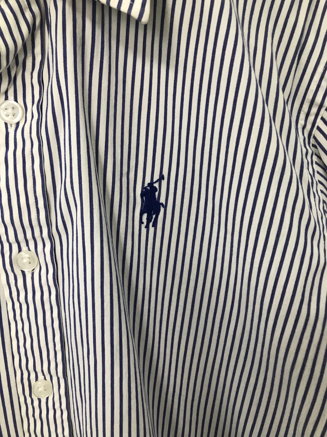 폴로 랄프로렌 화이트 스트라이프 셔츠 상품이미지4