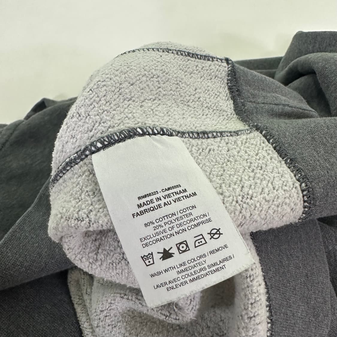 L 나이키 진그레이 오버핏 빅로고 코튼 맨투맨 상품이미지6