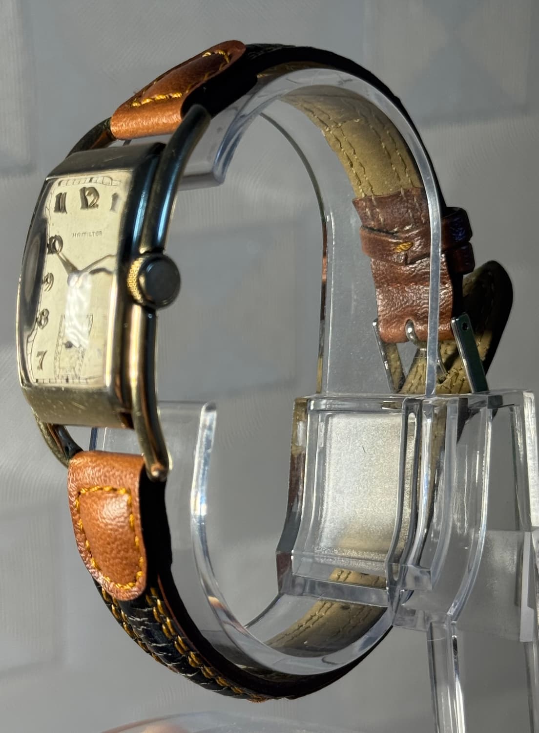 빈티지 해밀턴 서튼 수동 남성 손목시계 수리품 상품이미지4