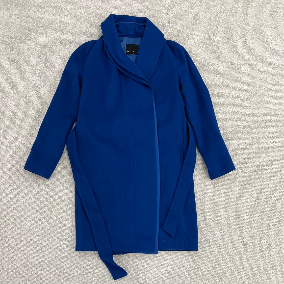 82-160 잇미샤 캐시미어 롱코트 0209M1 상품이미지1