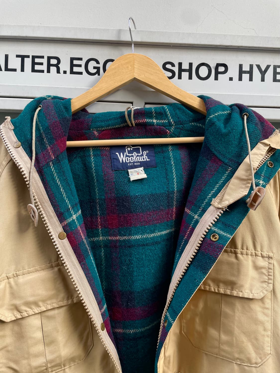 90s Woolrich beige mountain parka 상품이미지7