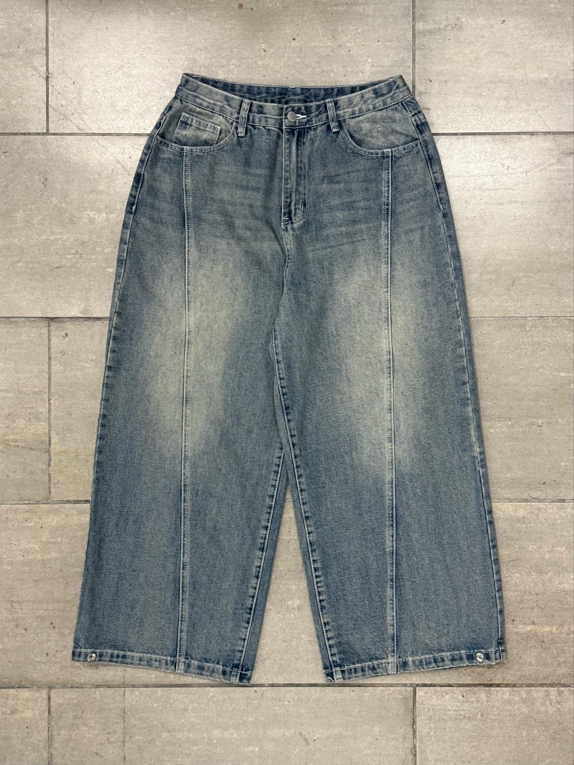Vintage 벌룬 데님 팬츠 상품이미지4