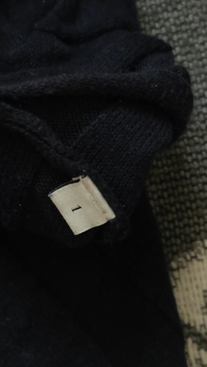 Sandro 산드로 브이넥 리브드 니트 55 (다크네이비) 상품이미지6