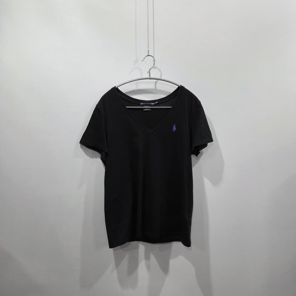 폴로랄프로렌 스포츠 우먼 브이넥 반팔티 L 상품이미지1