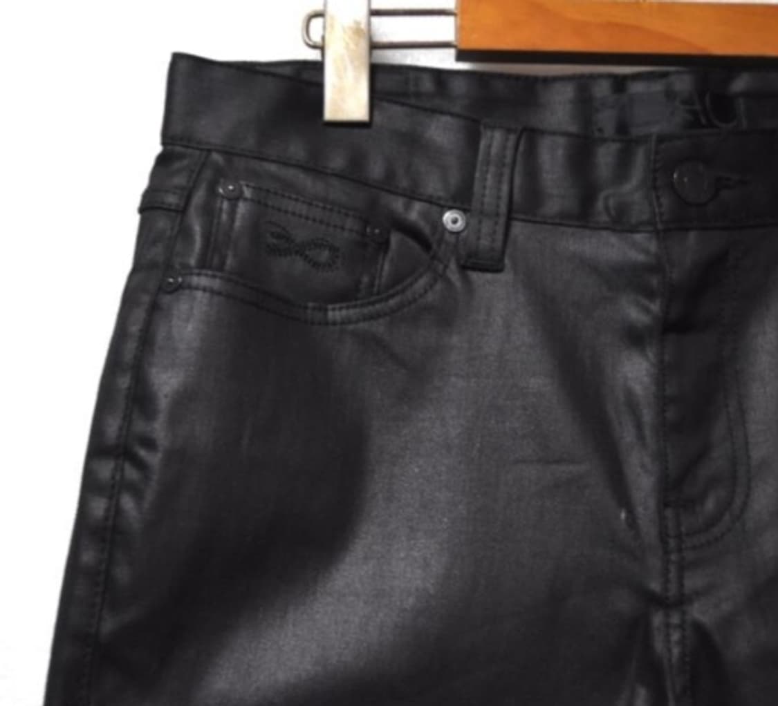 플랙진(BERLIN)/남성코팅슬림스키니청바지(허리31) 상품이미지5