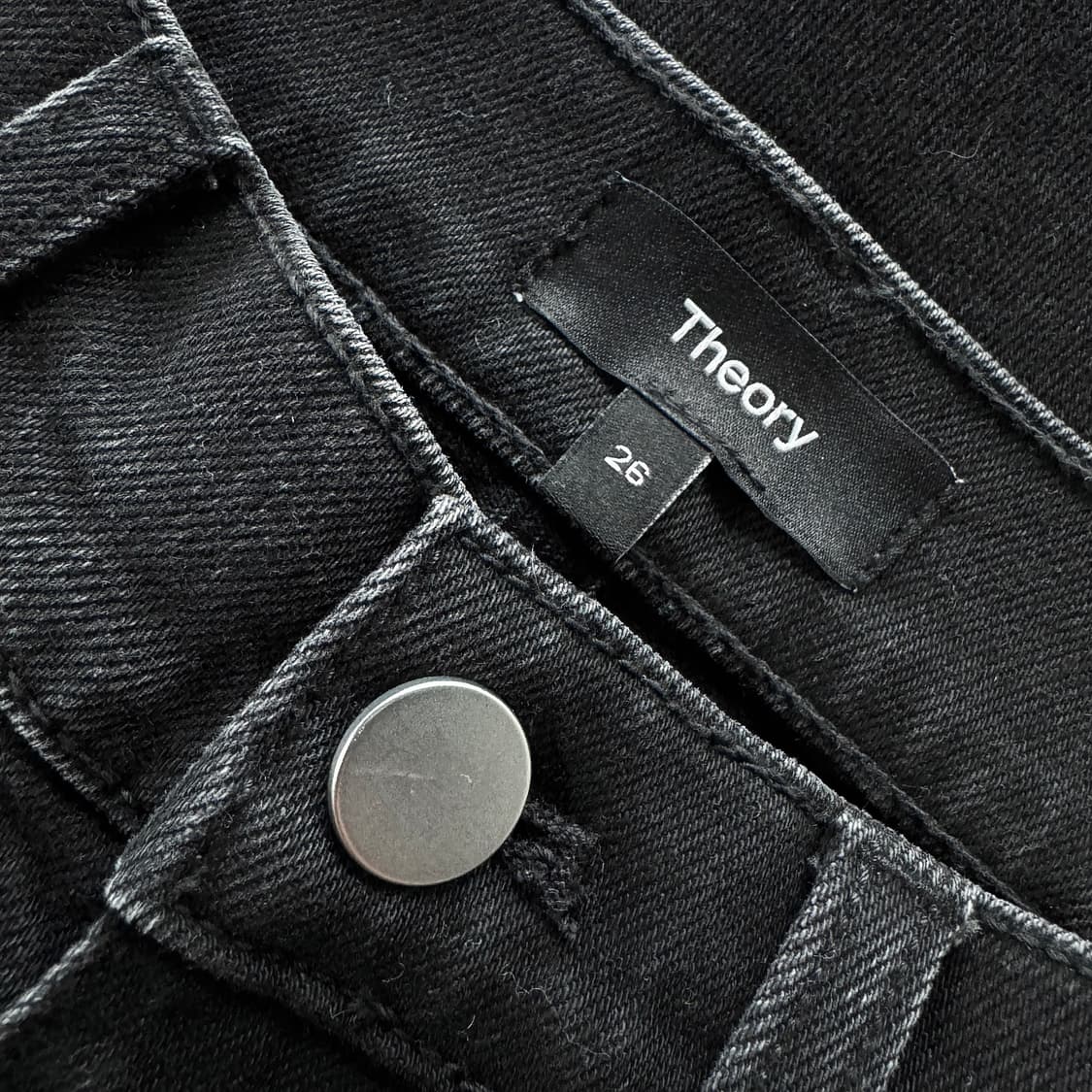 띠어리 24 스트레이트 블랙 데님 진 (26) 상품이미지2