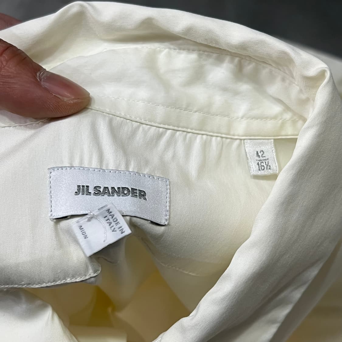  질샌더 히든 버튼 셔츠 y14716 상품이미지6