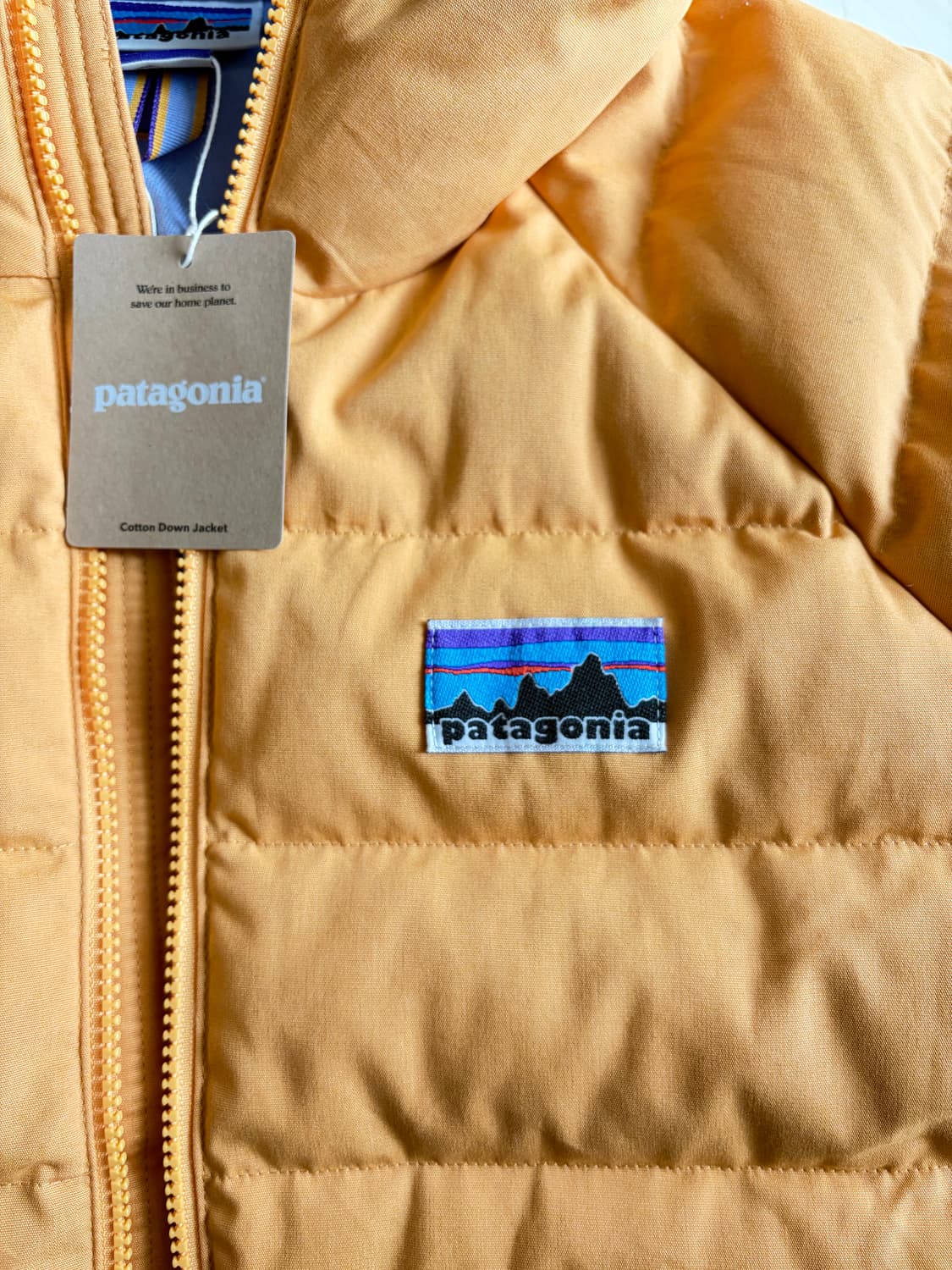 Patagonia Cotton Down Jacket Dried Mango 상품이미지2