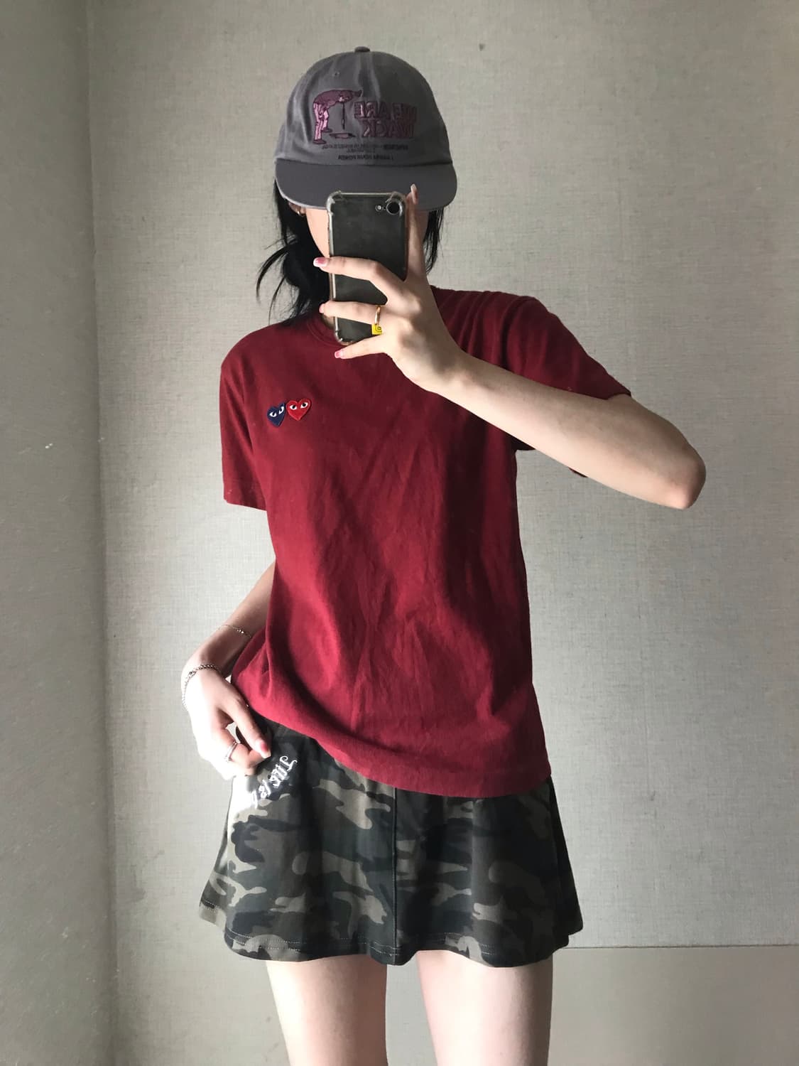 꼼데가르송 더블와펜 반팔티셔츠 상품이미지4