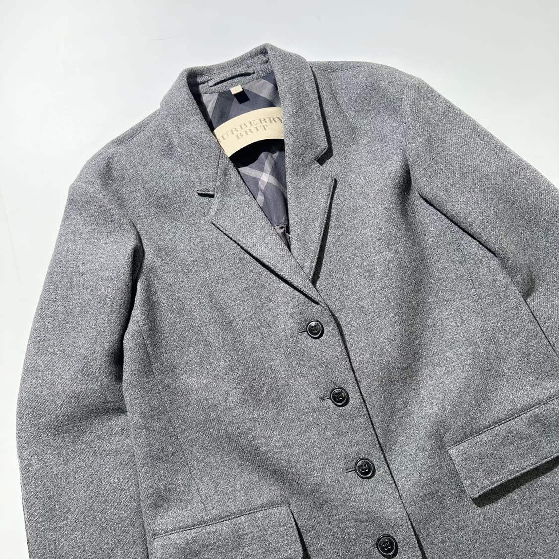 버버리 Brit 캐시미어 블렌드 싱글 코트 상품이미지4