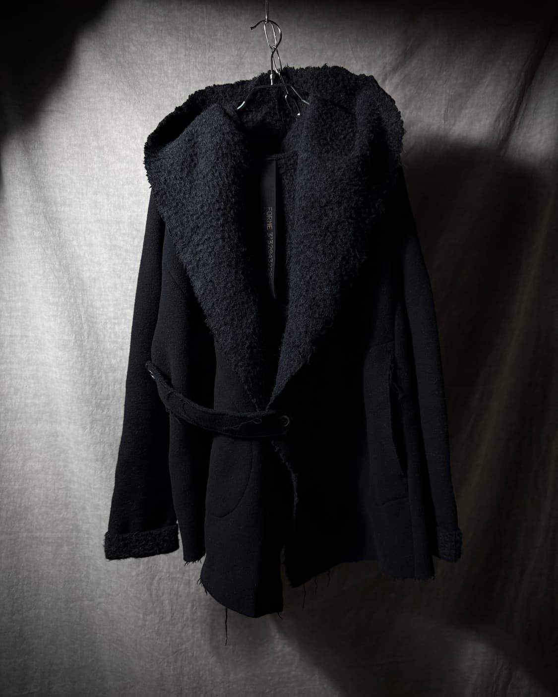 forme d’expression Hooded Shearling Coat 상품이미지2
