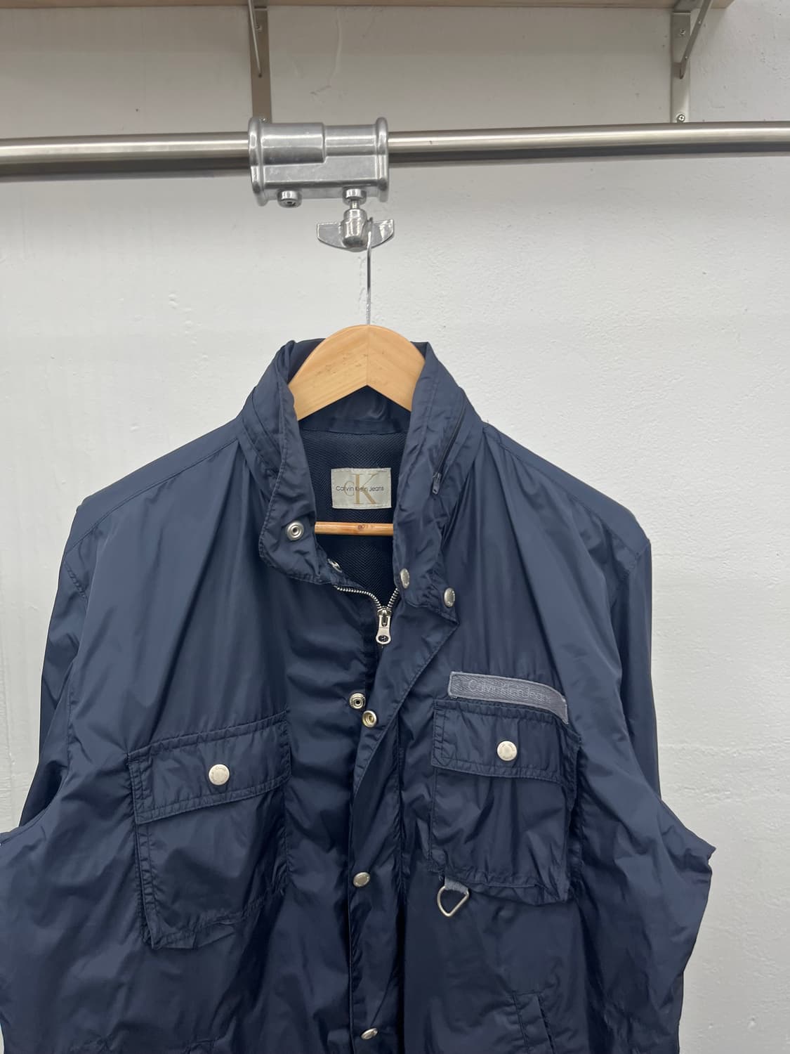 XL) CALVIN KLEIN JEANS Y2K BIKER 자켓 상품이미지2