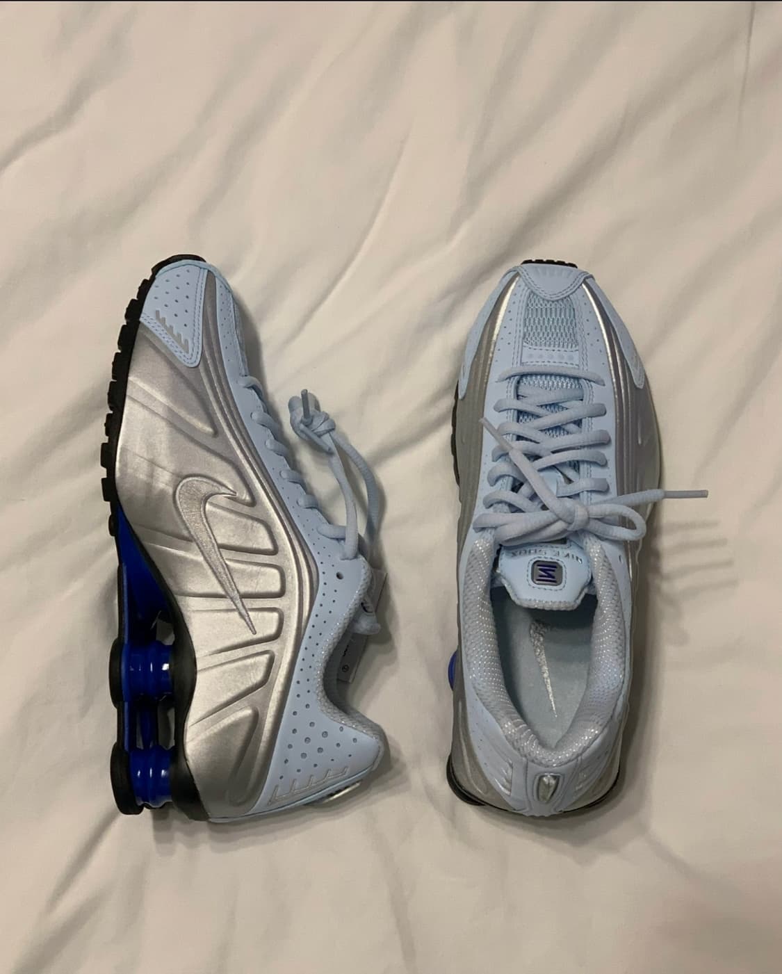 나이키 샥스 R4  블루 틴트 메탈릭 실버 상품이미지1