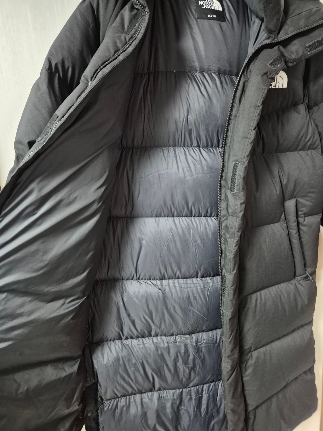 노스페이스 슈퍼에어다운 거위털 롱패딩 XL 105 상품이미지4