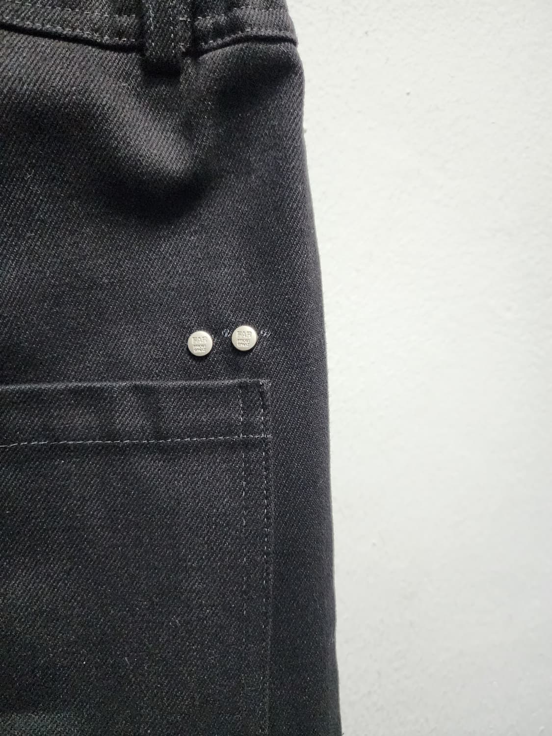 파아카이브 레이어드 이펙트 흑청바지 s 상품이미지3