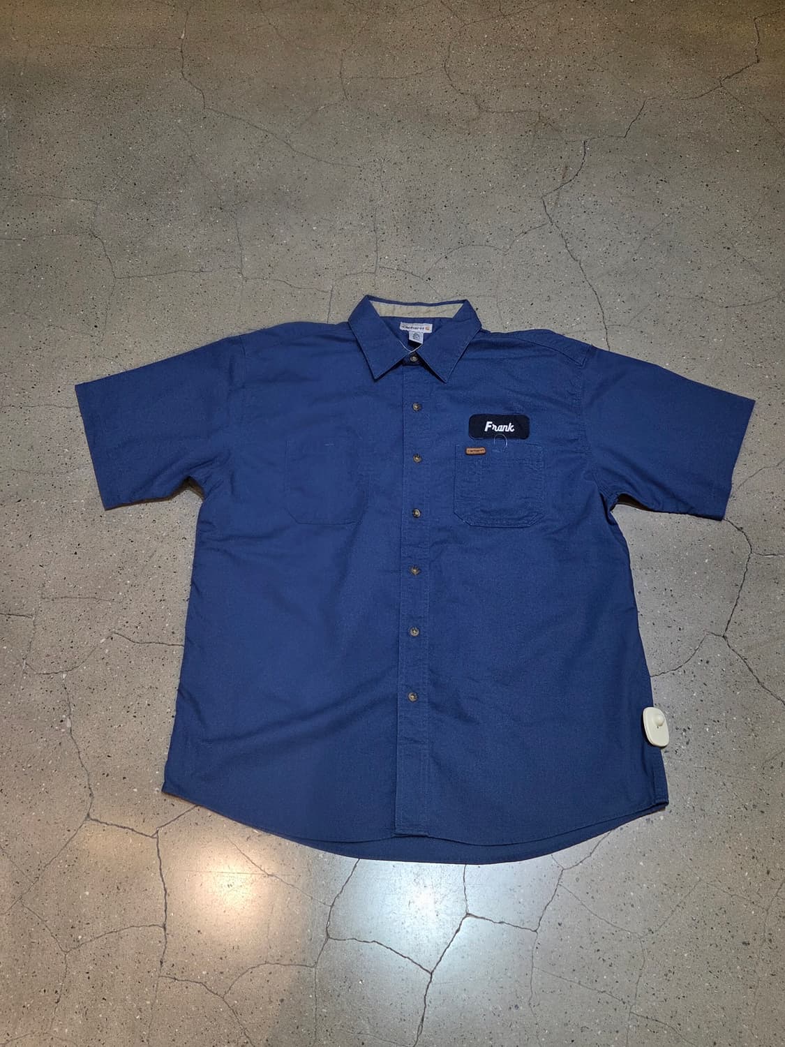 Carhartt 칼하트 애쉬블루 포켓반팔셔츠 상품이미지4