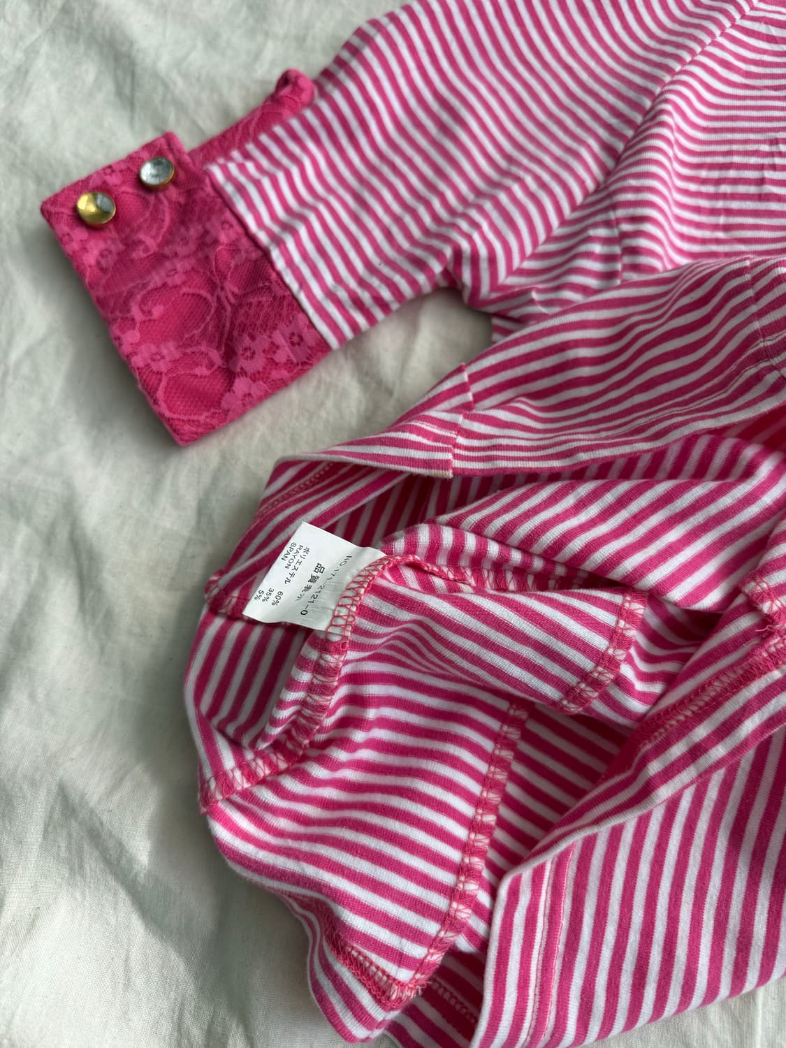 리즈리사 하이틴 갸루 y2k 딱붙 탑 상품이미지8