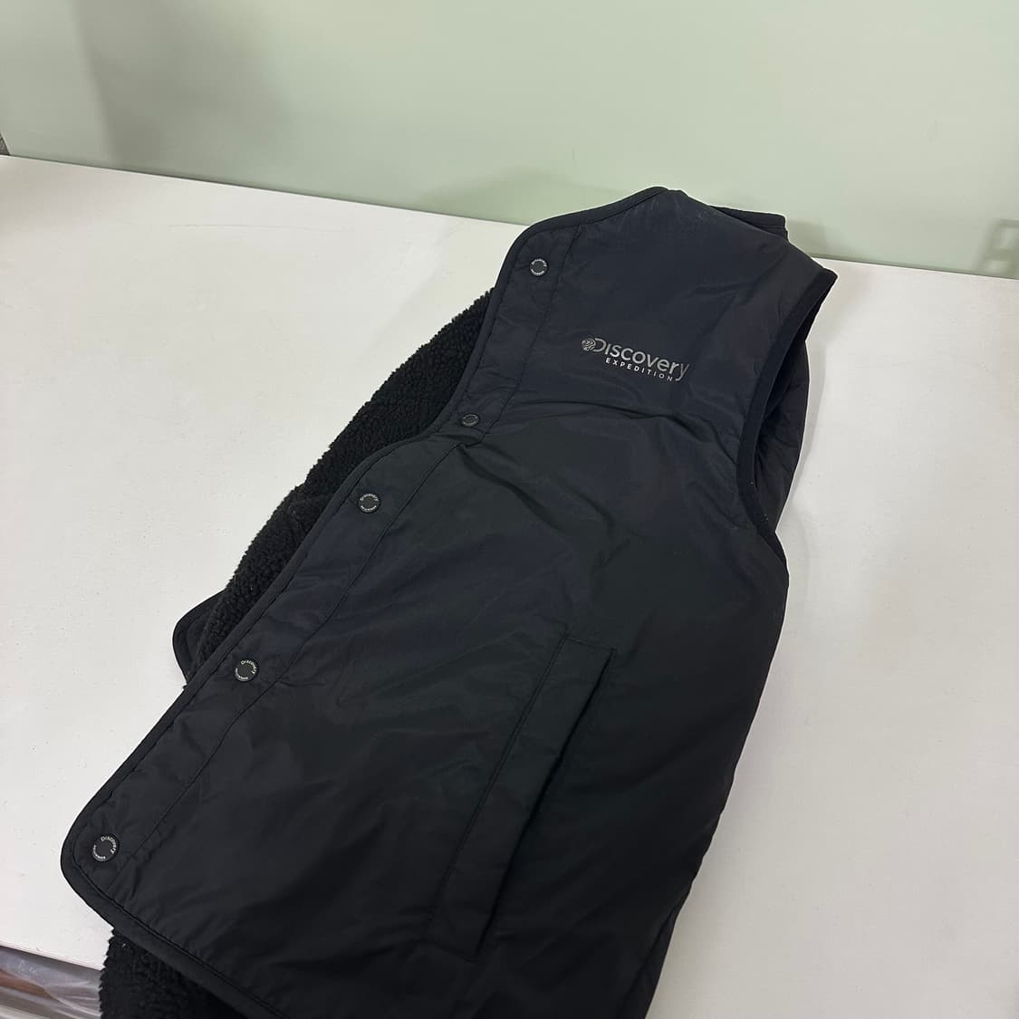 S 95 디스커버리 블랙 후리스 리버시블 조끼 베스트 상품이미지6