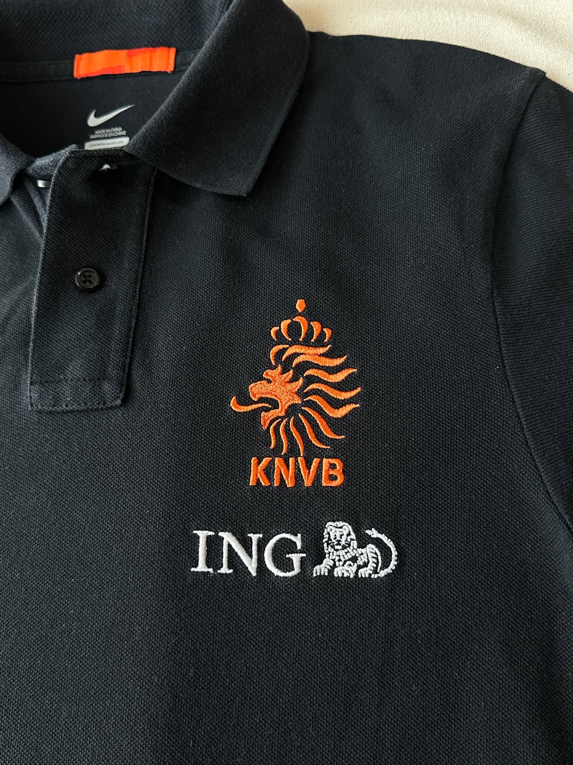 나이키 네덜란드 축구 국가대표 KNVB 카라 반팔티 L 상품이미지3