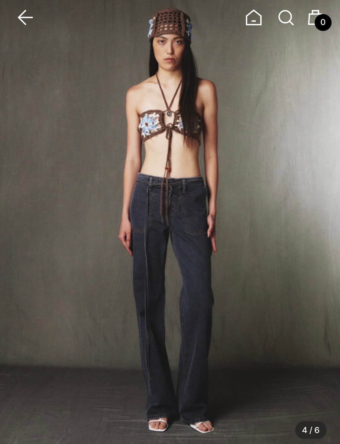 기준 치코 진 챠콜 데님 상품이미지4