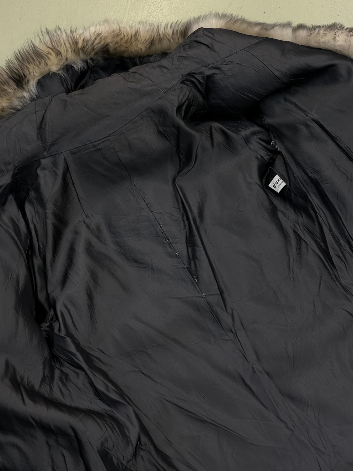 글리시네 키노시타 램스킨 후드 퍼 자켓 상품이미지9