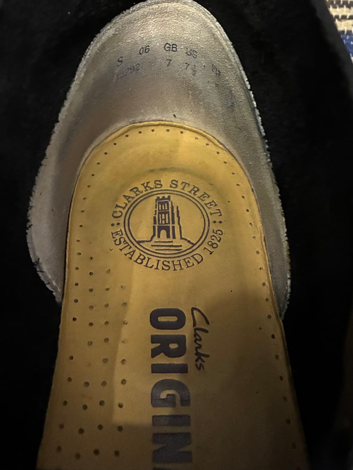 (Us7.5/255)클락스 오리지널 레더 가죽 데저트부츠 처카부츠 상품이미지10