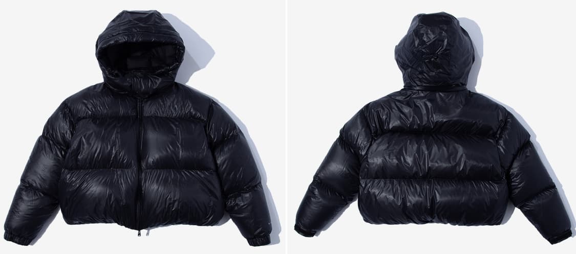 (M) F/CE 미니멀 다운 파카 블랙 상품이미지3