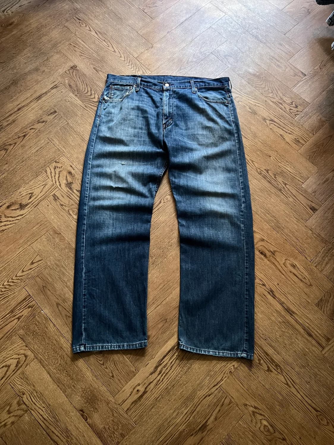 [36]리바이스 569 빈티지 워싱 와이드핏 데님 팬츠 상품이미지1