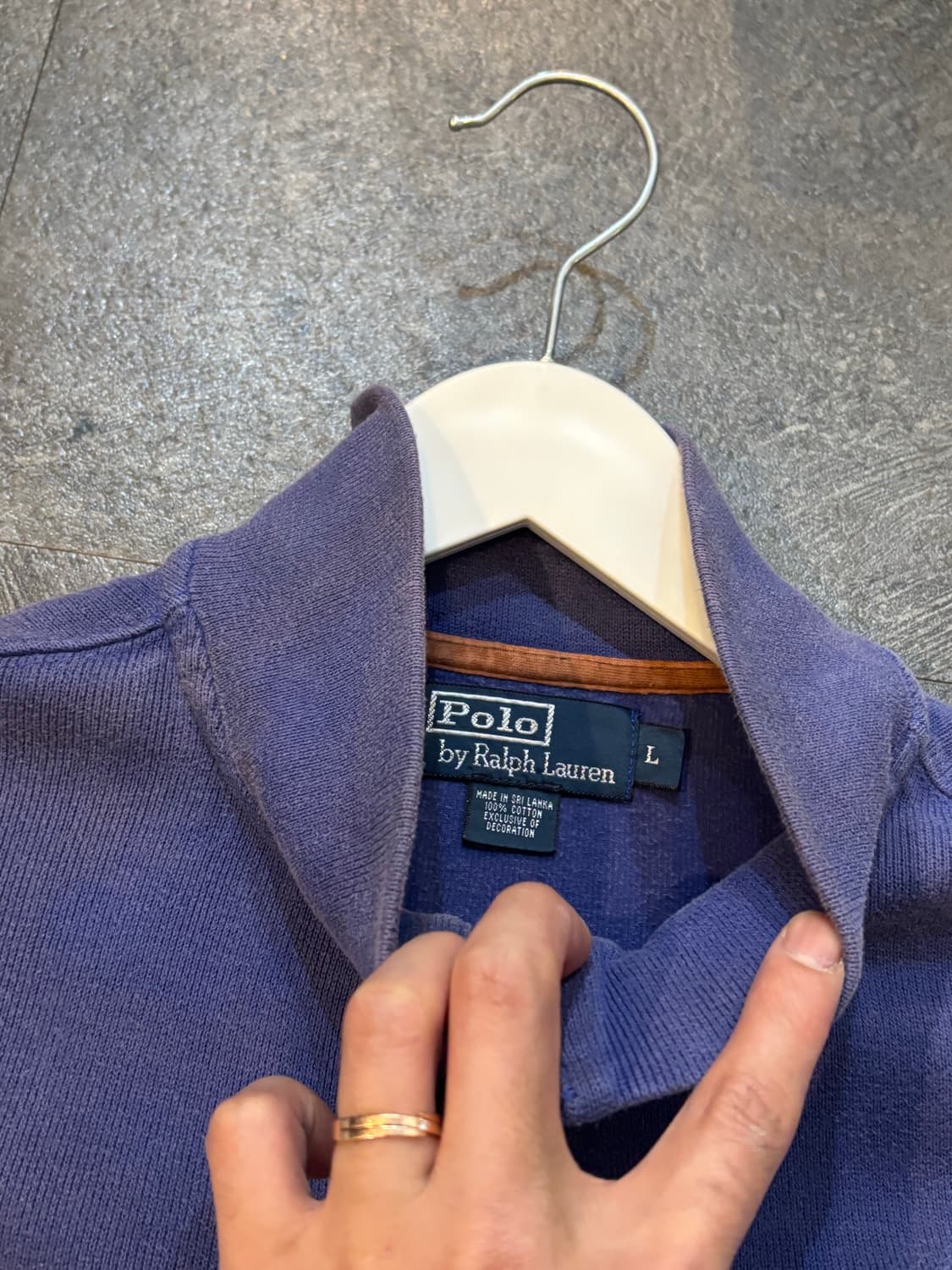 폴로 랄프로렌 하프집업 반집업 맨투맨 L 상품이미지6