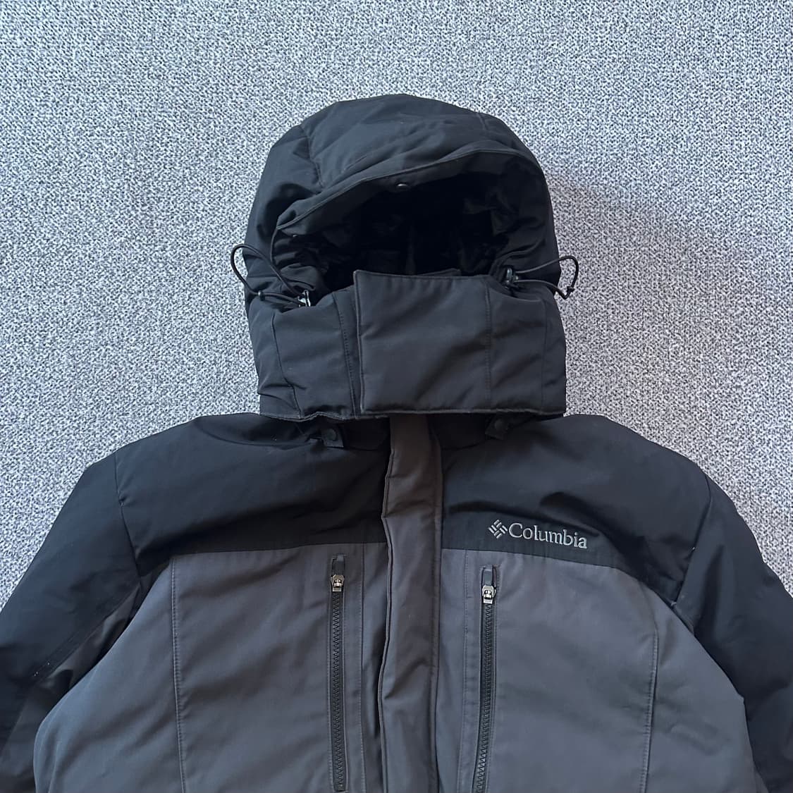 컬럼비아 블랙 롱 패딩 상품이미지2