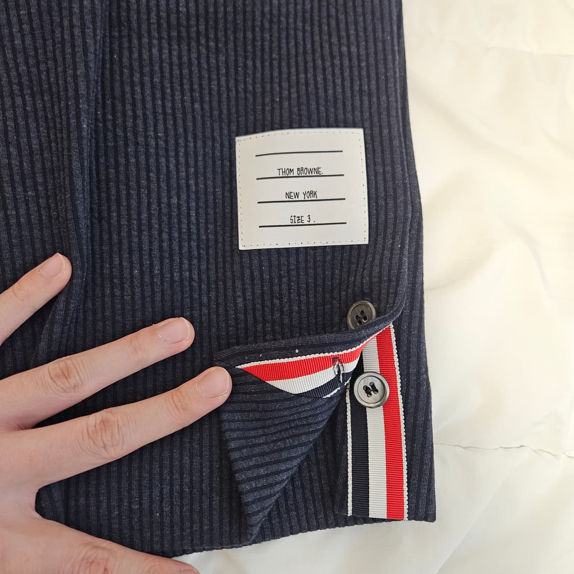 새상품) 톰브라운 시어서커 더블 페이스 테크 쇼츠 3 사이즈 상품이미지2